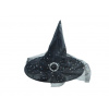 MFP 1042270 Klobúk čarodejnícky čierny pavučina 38x34cm MFP 1042270 Klobúk čarodejnícky čierny pavučina 38x34cm