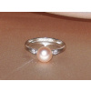 Prsteň s perlou BC027WBR-P Prsteň s perlou BC027WBR-P