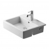 Duravit Vero - Polozápustné umývadlo 550x470 mm, 1 otvor pre batériu prepichnutý, biela 0314550000 Duravit Vero - Polozápustné umývadlo 550x470 mm, 1 otvor pre batériu prepichnutý, biela 0314550000