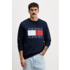 Tommy Jeans mikina pánska bavlnená DM0DM22643 tmavomodrá S Tommy Jeans mikina pánska bavlnená DM0DM22643 tmavomodrá S