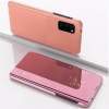 Knižkové puzdro Electroplating Mirror na Samsung Galaxy A12 - Ružovozlatá Knižkové puzdro Electroplating Mirror na Samsung Galaxy A12 - Ružovozlatá