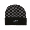 Alpinestars - čiapka CHECKERED CUFF BEANIE / black-grey Alpinestars - čiapka CHECKERED CUFF BEANIE / black-grey