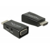 Delock Adaptér HDMI-A samec > VGA samice, s Audio 65901 Delock Adaptér HDMI-A samec > VGA samice, s Audio 65901