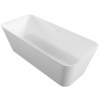 Polysan Volně stojící vana LEYLA 170x78 cm solid surface levá i pravá orientace bílá matná 92530 Polysan Volně stojící vana LEYLA 170x78 cm solid surface levá i pravá orientace bílá matná 92530