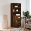 Vysoká skrinka hnedý dub 69,5x34x180 cm spracované drevo-ForU-3189428 Vysoká skrinka hnedý dub 69,5x34x180 cm spracované drevo-ForU-3189428