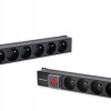 Qoltec Hliníková napájacia lišta PDU do RACK 16A 16xFRANCÚZSKA Vertikálna 1.8m Qoltec Hliníková napájacia lišta PDU do RACK 16A 16xFRANCÚZSKA Vertikálna 1.8m