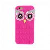 Puzdro gumené Huawei P8 Lite vzor sova ružové PT Puzdro gumené Huawei P8 Lite vzor sova ružové PT