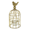 Zlatý Kovový Svietnik Klietka Zlatý Kovový Svietnik Klietka
