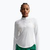 Dámska bežecká mikina Nike Tempo Swoosh Run Dri-Fit 1/4-Zip white/black Dámska bežecká mikina Nike Tempo Swoosh Run Dri-Fit 1/4-Zip white/black