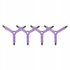 3 fialové hlavy v štýle (4 ks) et flexibilné (3 fialové hlavy v štýle (4 ks) et flexibilné) 3 fialové hlavy v štýle (4 ks) et flexibilné (3 fialové hlavy v štýle (4 ks) et flexibilné)