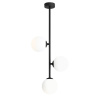 Aldex LIBRA 3 WHITE | Minimalistická lampa s tromi mliečnymi tienidlami Farba: Čierna Aldex LIBRA 3 WHITE | Minimalistická lampa s tromi mliečnymi tienidlami Farba: Čierna