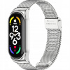REMIENOK NÁRAMOK NÁHRADNÝ PÁSIK pre XIAOMI MI BAND 5 XIAOMI MI BAND 6 STRIEBORNÁ OCEĽ REMIENOK NÁRAMOK NÁHRADNÝ PÁSIK pre XIAOMI MI BAND 5 XIAOMI MI BAND 6 STRIEBORNÁ OCEĽ