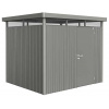 Plechový záhradný domček Biohort HighLine H3 jednokrídlové dvere 254 x 214 cm šedý metalický Plechový záhradný domček Biohort HighLine H3 jednokrídlové dvere 254 x 214 cm šedý metalický