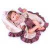 Sweet Reborn Lea con mantita morada Sweet Reborn Lea con mantita morada