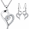 Heart Shape - set náušnice, náhrdelník Heart Shape - set náušnice, náhrdelník