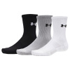 Ponožky Under Armour Performance Cotton 3p Crw White/Steel/Steel M Ponožky Under Armour Performance Cotton 3p Crw White/Steel/Steel M