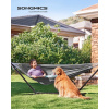 SONGMICS Hojdacia sieť s kovovým rámom, nosnosť 240 kg, 210 x 150 cm, sivá SONGMICS Hojdacia sieť s kovovým rámom, nosnosť 240 kg, 210 x 150 cm, sivá
