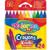 Colorino Kids farebné voskovky 24 ks Colorino Kids farebné voskovky 24 ks