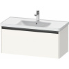 DURAVIT Ketho 2 závesná skrinka pod umývadlo, 1 zásuvka, 984 x 455 x 440 mm, biela super matná, K25084084840000 DURAVIT Ketho 2 závesná skrinka pod umývadlo, 1 zásuvka, 984 x 455 x 440 mm, biela super matná, K25084084840000