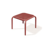 FERNE Stôl odkladací BRENE 545x535x415mm - retro červená FERNE Stôl odkladací BRENE 545x535x415mm - retro červená