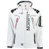 GEOGRAPHICAL NORWAY bunda pánska TECHNO softshell Biela 5XL GEOGRAPHICAL NORWAY bunda pánska TECHNO softshell Biela 5XL