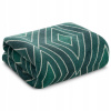 Prikrývka Eurofirany polyester 150 cm x 200 cm zelená Prikrývka Eurofirany polyester 150 cm x 200 cm zelená