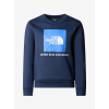 Mikina detská The North Face Teen Redbox Crew - navy/solar blue Mikina detská The North Face Teen Redbox Crew - navy/solar blue