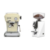 Ascaso Dream ONE, Sweet Cream + Eureka Mignon Specialita Compatto, CR white Ascaso Dream ONE, Sweet Cream + Eureka Mignon Specialita Compatto, CR white