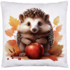 J&W Jesenná obliečka na vankúš 40×40 – výber zo 4 motívov s ježkom a lístím Motív: Vzor č. 2 J&W Jesenná obliečka na vankúš 40×40 – výber zo 4 motívov s ježkom a lístím Motív: Vzor č. 2