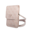 Guess PU 4G Triangle Logo Phone Bag Pink Guess PU 4G Triangle Logo Phone Bag Pink