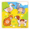 Bigjigs Toys Vkladacie puzzle domáce zvieratká Bigjigs Toys Vkladacie puzzle domáce zvieratká