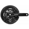Shimano kľuky FC-MT101-L 170mm 40-30-22, čierne, s krytom, 9 speed, pre os štvorec Shimano kľuky FC-MT101-L 170mm 40-30-22, čierne, s krytom, 9 speed, pre os štvorec