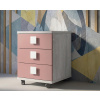 TRS-SPAIN Nočný stolík, kontajner k pc na pojazdoch - Cascina, pink TRS-SPAIN Nočný stolík, kontajner k pc na pojazdoch - Cascina, pink