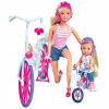 Bábika Barbie - Bábika Steffi Evi Láska jazda na bicykli Simba (Bábika Barbie - Bábika Steffi Evi Láska jazda na bicykli Simba)