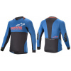 Alpinestars Drop 8.0 L/S Jersey dres Mid Blue/Bright Red L Alpinestars Drop 8.0 L/S Jersey dres Mid Blue/Bright Red L