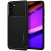 Púzdro Spigen Rugged Armor Samsung Galaxy S21 FE 5G, čierne Púzdro Spigen Rugged Armor Samsung Galaxy S21 FE 5G, čierne