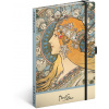 NOTIQUE Notes Alfons Mucha – Zodiak, bodkovaný, 13 x 21 cm NOTIQUE Notes Alfons Mucha – Zodiak, bodkovaný, 13 x 21 cm
