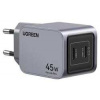 Ugreen Nexode Pro 45W, 2x USB-C sivá Ugreen Nexode Pro 45W, 2x USB-C sivá
