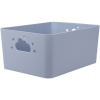 Storage Solutions Úložný koš NEBULA s rukojeťmi ve tvaru mraku a hvězdy, výška 11 cm Storage Solutions Úložný koš NEBULA s rukojeťmi ve tvaru mraku a hvězdy, výška 11 cm