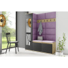 Signal Predsieňová stena AMI 14 Fialová Dub artisan/čierna Signal Predsieňová stena AMI 14 Fialová Dub artisan/čierna