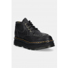 Kožené poltopánky Dr. Martens ZebZag 4 Eye 4 Eye Boot čierna farba, DM41119001 Kožené poltopánky Dr. Martens ZebZag 4 Eye 4 Eye Boot čierna farba, DM41119001