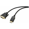 Renkforce DisplayPort / DVI kabelový adaptér Konektor DisplayPort, DVI-D 24 plus 1pol. Zástrčka 1.80 m černá RF-5771518 PVC plášť DVI kabel Renkforce DisplayPort / DVI kabelový adaptér Konektor DisplayPort, DVI-D 24 plus 1pol. Zástrčka 1.80 m černá RF-5771518 PVC plášť DVI kabel