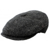 Fiebig - Headwear since 1903 Zimná čierna šiltovka Hatteras - Vlna Tweed / Čiapka Peaky Blinders Veľkosť: 59 cm (L) Fiebig - Headwear since 1903 Zimná čierna šiltovka Hatteras - Vlna Tweed / Čiapka Peaky Blinders Veľkosť: 59 cm (L)