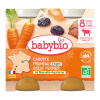 3+1 zadarmo - Babybio Mrkva a Slivky S Hovädzím Mäsom príkrm menu 2 x 200 g 3+1 zadarmo - Babybio Mrkva a Slivky S Hovädzím Mäsom príkrm menu 2 x 200 g