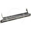SX24M-0-STP-BK-UNI - Solarix nenamontovaný patch panel 24 portov 1U čierny SX24M-0-STP-BK-UNI - Solarix nenamontovaný patch panel 24 portov 1U čierny
