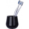 WENKO MONACO – Pohár na zubné kefky, čierny WENKO MONACO – Pohár na zubné kefky, čierny