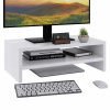 Podstavec pod monitor Wypych Meble biely, 41,5x23 cm s poličkou Podstavec pod monitor Wypych Meble biely, 41,5x23 cm s poličkou