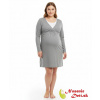 Tehotenská nočná košeľa na kojenie DR Lucia Šedý melír, Veľkosť L/XL+Jožánek Tehotenská nočná košeľa na kojenie dlhý rukáv Lucia Šedý melír, Veľkosť L/XL Tehotenská nočná košeľa na kojenie DR Lucia Šedý melír, Veľkosť L/XL+Jožánek Tehotenská nočná košeľa na kojenie dlhý rukáv Lucia Šedý melír, Veľkosť L/XL