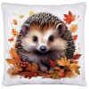 J&W Jesenná obliečka na vankúš 40×40 – výber zo 4 motívov s ježkom a lístím Motív: Vzor č. 4 J&W Jesenná obliečka na vankúš 40×40 – výber zo 4 motívov s ježkom a lístím Motív: Vzor č. 4