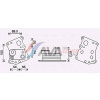 AVA Clever Choice Chladič motorového oleja MS3701 AVA Clever Choice Chladič motorového oleja MS3701